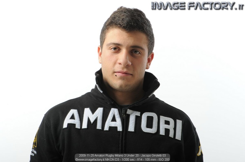 2009-11-25 Amatori Rugby Milano 3 Under 20 - Jacopo Giroletti 03.jpg